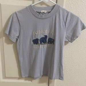Brandy Melville Blue Yosemite Kids Tee